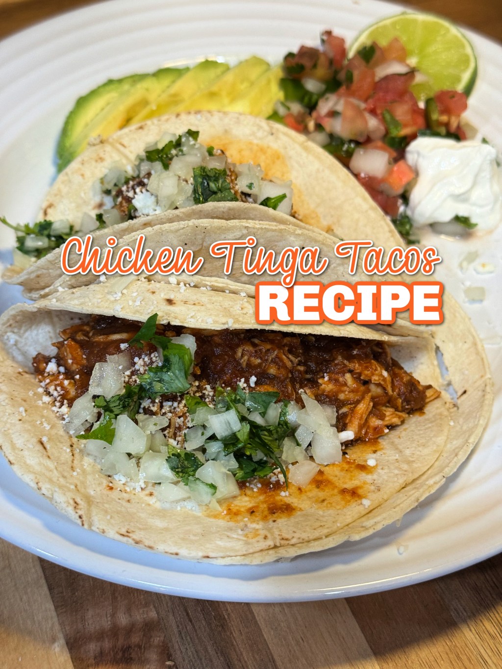 Chicken Tinga Tacos Recipe w/Ingredients from Maz&nbsp;Fresc